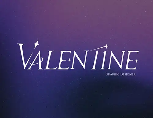 Création d'un Logotype Valentine - identité visuelle