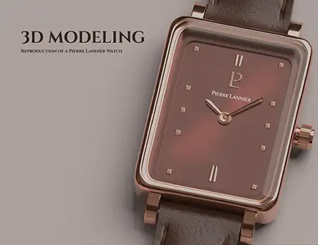 Modélisation 3D – Montre 3D – Maya et Substance Painter